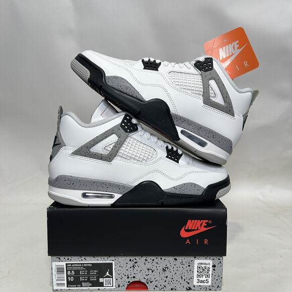 Nike Air Jordan 4 Retro OG “White Cement” (2025) - Picture 1 of 6